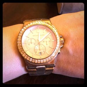 Rose Gold MK Watch